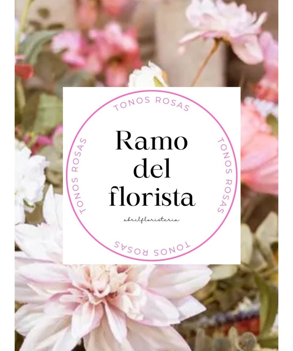 Ramo de flores con tonos rosas en Miajadas y provincia de Cáceres