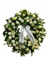 Corona multiflor funeraria en Miajadas