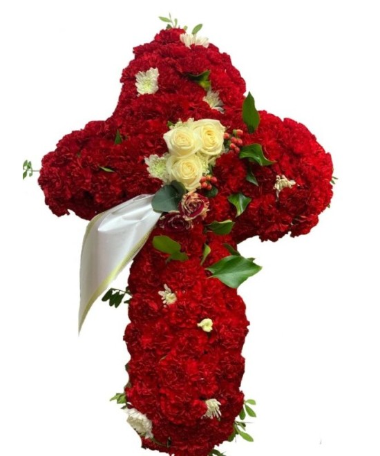 Cruz de agua fúnebre en Miajadas
