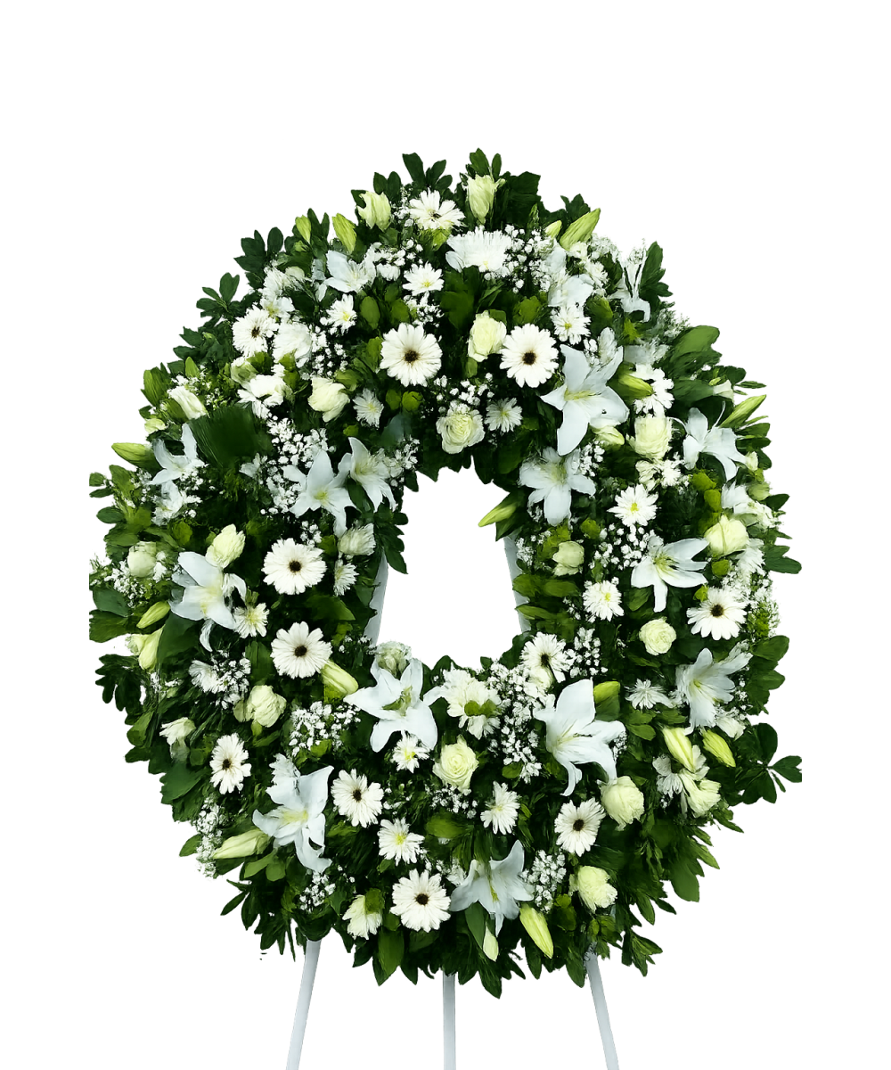 Corona multiflor funeraria en Miajadas