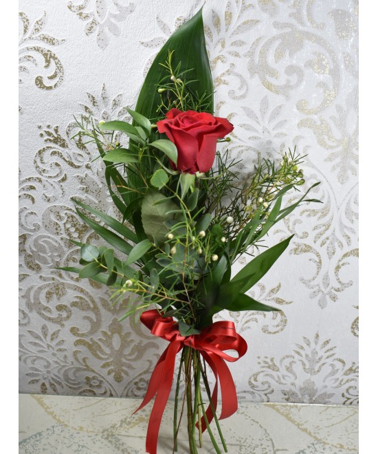 Rosa natural preparada para regalo en Miajadas